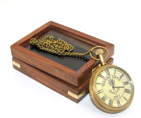 Ahşap Kutulu Köstekli Saat Model 4