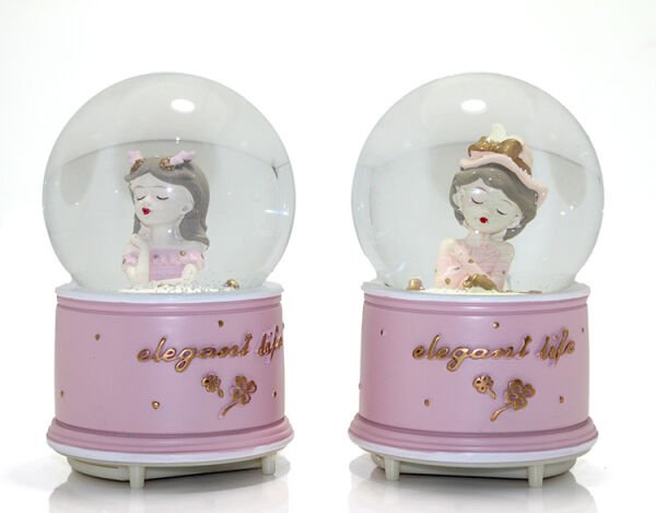 Kar Küresi Işıklı Müzikli 13 Cm No 2