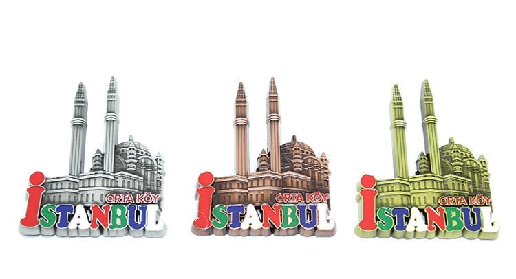Metal İstanbul Temalı Yöresel Magnet Model 2