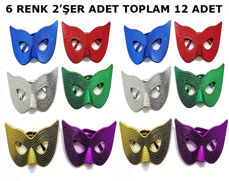 Retro Maskeli Balo Parti Gözlüğü