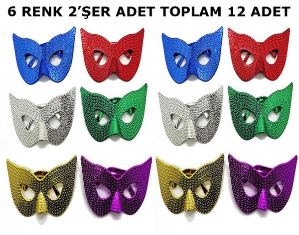 Retro Maskeli Balo Parti Gözlüğü
