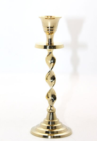 Tekli Pirinç Şamdan Model 2